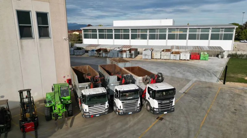Raccolta e trasporto degli scarti metallici