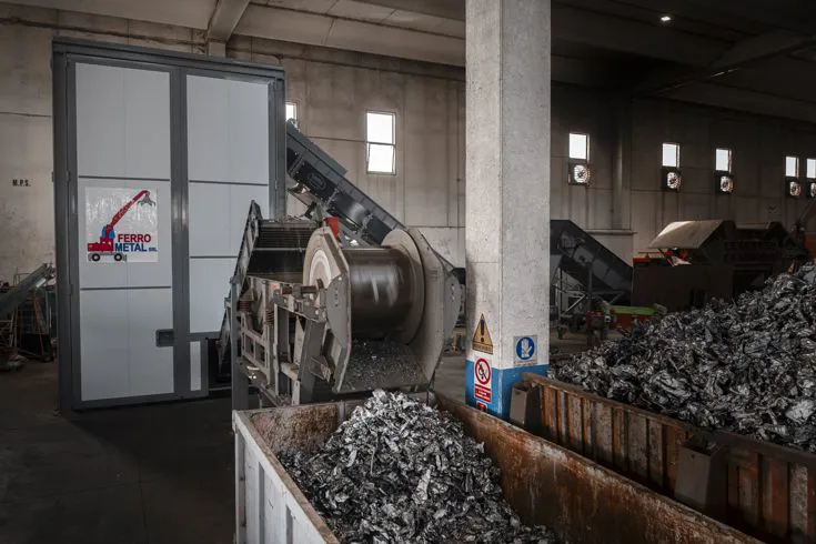 Reparto triturazione ferro